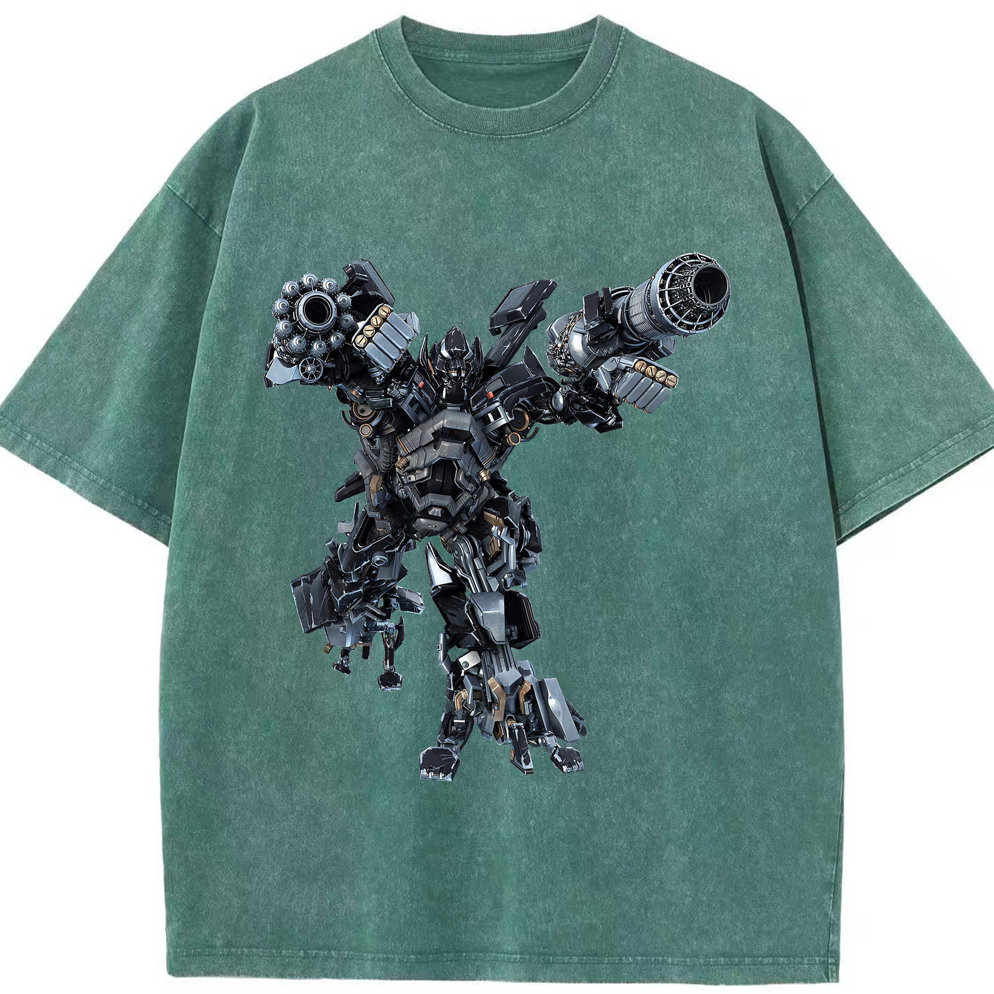 （画像用） Transformers トランスフォーマー 綿100% ヴィンテージ風 半袖Tシャツ（フロントプリント）